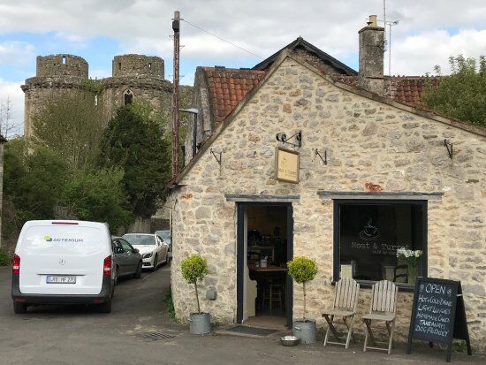 Moat & Turret Cafe by the Castle
