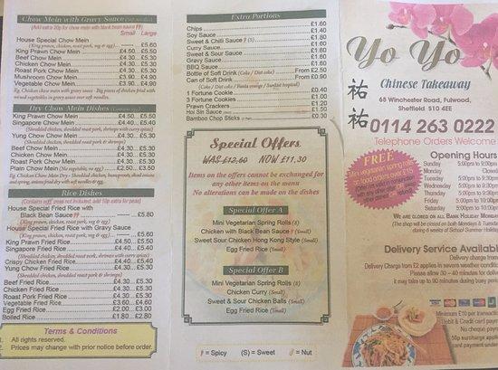 Yo Yo Chinese Takeaway