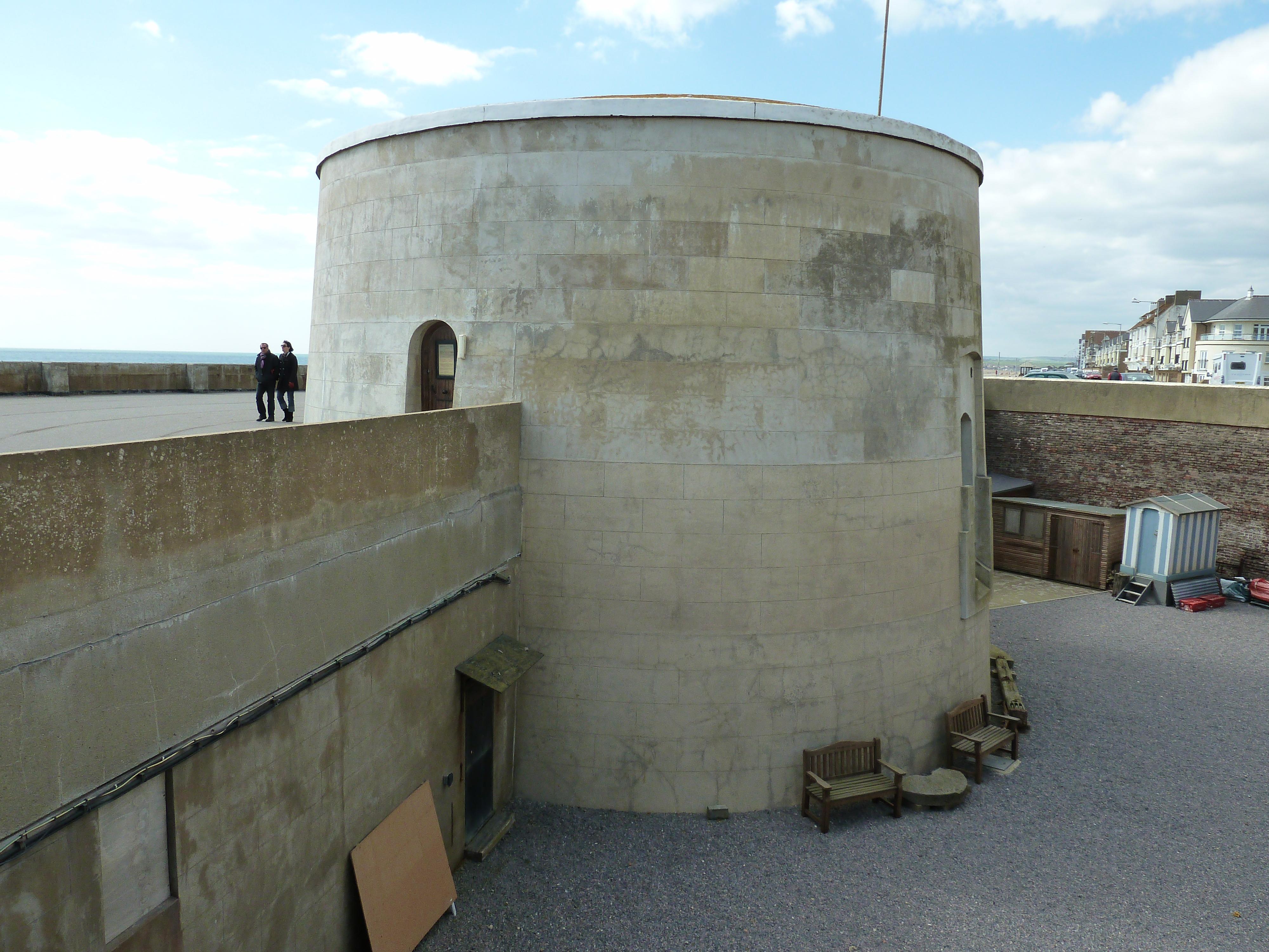 Martello tower no 74 on Seaford Esplanade