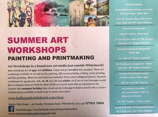 Art Courses Shropshire
